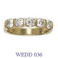 Diamond Wedding Ring - WEDD 036
